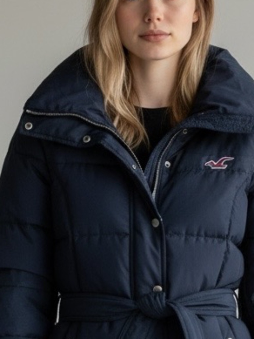 Hollister Down Puffer Jacket - size M - Picture 2 of 7